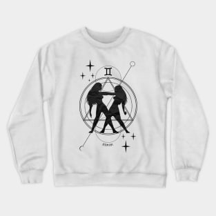 Zodiac, Gemini, Astrology, Star sign, Stars Crewneck Sweatshirt